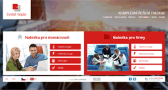 Desktop Screenshot of cesketeplo.cz